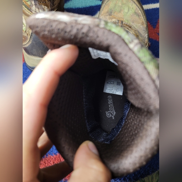 Danner Hunting Boots Mens 7.5 High Ground 8" Real Tree Camo Xtra Green Leather - Picture 7 of 9